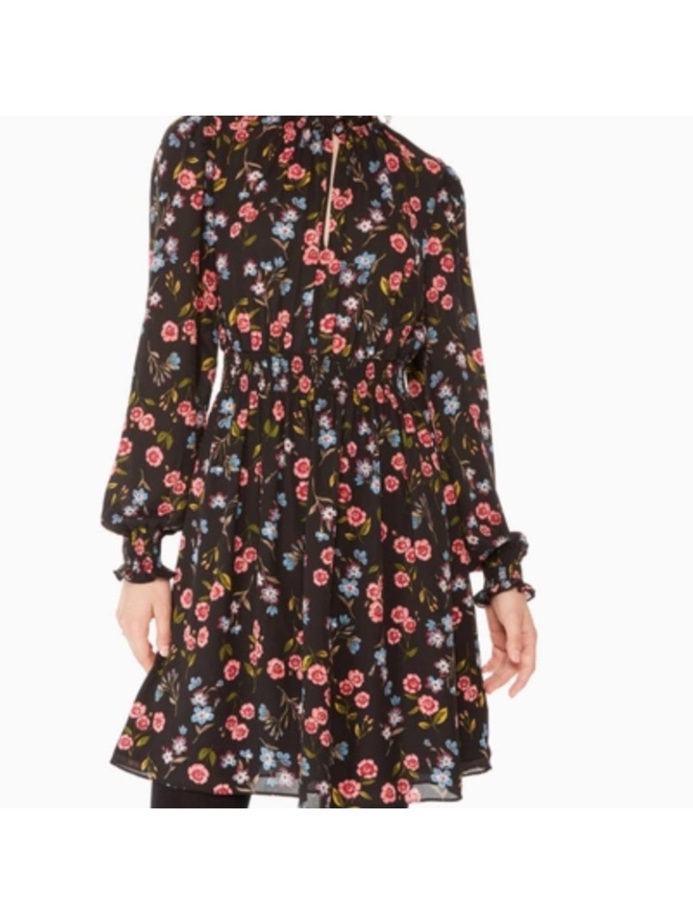 Kate spade ♠️ Meadow smoked waist mini dress